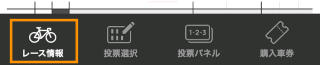 レース情報画面イメージ